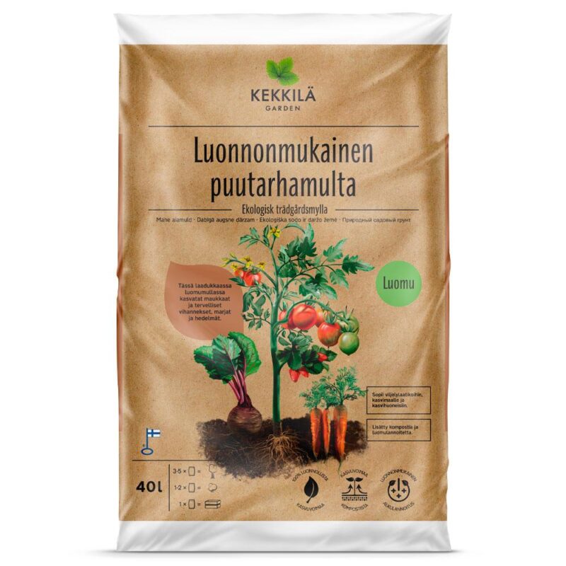 Luonnonmukainen puutarhamulta