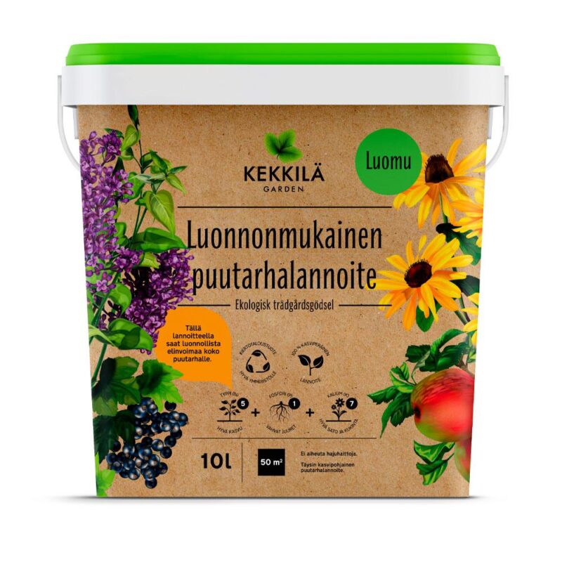 Luonnonmukainen puutarhalannoite